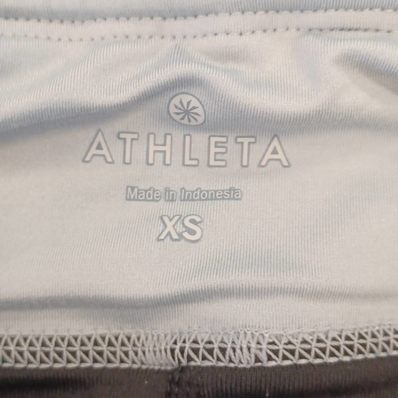 EUC Athleta 2 in 1 Ready Set Go Shorts Grey Black - Picture 7 of 7